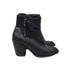 Kelsi Dagger Womens Ankle Leather Heels Boots shoes sz 9.5